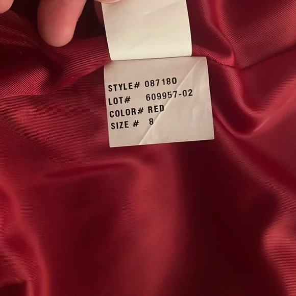 ORVIS Red Double Breasted Swing Coat‎ Wool Blend Vintage Luxury Feminine Cozy 8